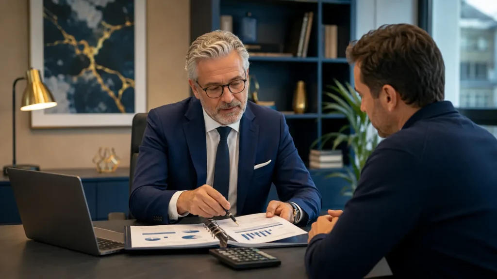 Expert-comptable accompagnant un dirigeant de PME belge pour la gestion comptable et les comptes annuels