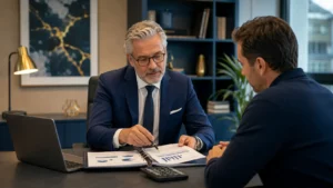 Expert-comptable accompagnant un dirigeant de PME belge pour la gestion comptable et les comptes annuels